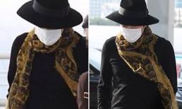 Jang Geun Suk ngụy trang kín mít như 'bà đẻ' ở sân bay