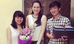 Ngọc Thạch lần đầu xuất hiện sau khi có bầu