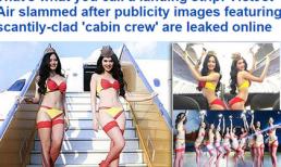 Ảnh Ngọc Trinh mặc áo tắm chụp quảng cáo tiếp tục lên báo Anh