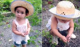 Con gái Lý Hải - Minh Hà làm 'cô Tấm nhặt sỏi' dễ thương