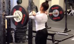 Cô gái 17 tuổi nâng tạ 105 kg