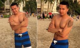 Cao Thái Sơn khoe body săn chắc trên biển Hawaii