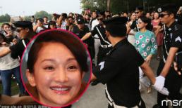 Châu Tấn lộ mặt như phù, bị fans vây kín