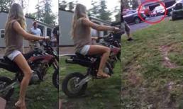 Tông ô tô, bài học đầu tiên khi tập xe máy