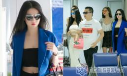 Ngọc Trinh tỏa sáng như minh tinh Hollywood tại sân bay Nội Bài 