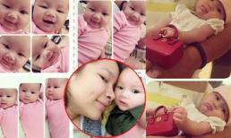 Con gái Duy Uyên bé xíu đã biết điệu đà