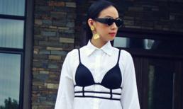 Huyền Ny diện 'đồ lót ngược' gây tranh cãi