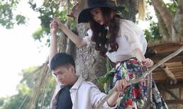 Minh Hằng 'hẹn hò' trai đẹp ở nhà trên cây