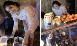 Giàu sang phú quý, Lý Nhã Kỳ vẫn bình dị ăn cơm bình dân