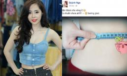 Quỳnh Nga khoe eo thon 55cm, nhỏ hơn cả Ngọc Trinh