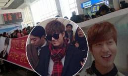 Lee Min Ho bị quây kín lối ở sân bay khi sang Trung Quốc