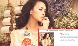 Ngô Thanh Vân lọt top 10 người đẹp nhất thế giới năm 2013
