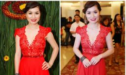 Vợ Đan Trường ăn diện xinh đẹp, một mình đi dự tiệc