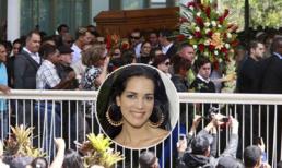 Hàng ngàn người chen lấn hỗn loạn trong đám tang Hoa hậu Venezuela 2004