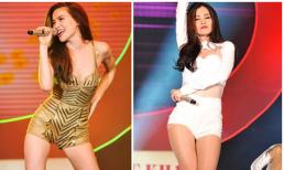 Hà Hồ - Đông Nhi "đua nhau" khoe chân dài 