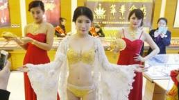 Nội y vàng ròng 17 tỷ gây sốt ở Trung Quốc