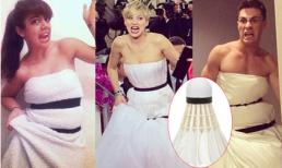 Jennifer Lawrence tại Quả cầu vàng bị chế ảnh hài hước