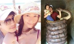 Gia đình Kwon Sang Woo khoe ảnh đi du lịch hạnh phúc