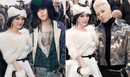 Lý Nhã Kỳ sánh đôi cùng Teayang và G - Dragon tại Paris
