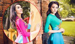 Trương Nhi tươi tắn với áo dài, căng tràn sức xuân