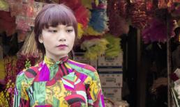 Vũ Thảo My rực rỡ giữa chợ Tết Sài Gòn