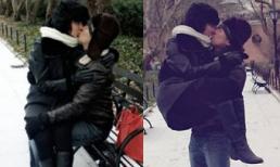 Ngọc Quyên được người yêu bồng bế hôn say đắm