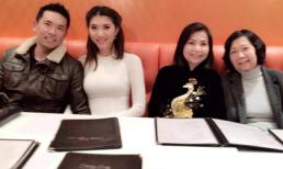 Ngọc Quyên hạnh phúc đón giao thừa cùng gia đình chồng tại Mỹ