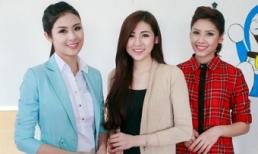 Hoa hậu Ngọc Hân đi từ thiện cùng bạn thân