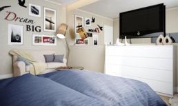 Hút mắt vào 48m2 cởi mở, tinh tế