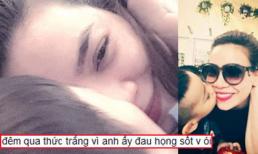 Hồ Ngọc Hà thức trắng đêm chăm sóc Subeo bị ốm