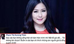 Hương Tràm lại bị 'ném đá' khi khẳng định mình sống không giả dối