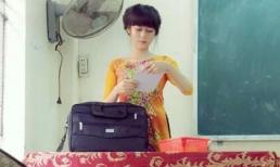 Cô giáo 9X xinh xắn đốn tim dân mạng