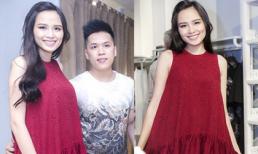 Diễm Hương “vác” bụng bầu, tham dự sự kiện cùng chồng sắp cưới