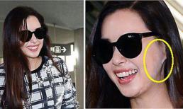 Cựu Hoa hậu Honey Lee lộ mặt loang lổ phấn như bị nấm mốc