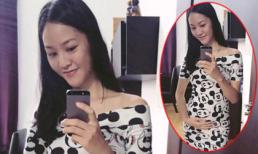 Phan Thị Lý hạnh phúc khoe bụng bầu 3 tháng