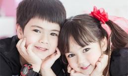 Cặp anh trai, em gái xinh như hoa ở xứ Chùa Vàng