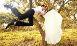 Phì cười với những bức ảnh cưới độc, lạ
