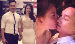 Thành Trung bối rối khi được bạn gái hôn 