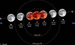 Đón chờ 'Nguyệt thực đỏ' chiều 8/10
