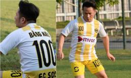 Bằng Kiều vẫn hăng say đá bóng trước đêm liveshow ít ngày