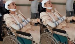 Giật mình ảnh Thanh Hằng bị 'tai nạn' nghiêm trọng