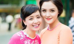 Á hậu Hoàng Anh và NSƯT Chiều Xuân 'đọ' nhan sắc với áo dài