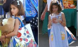 Bé Suri duyên dáng như thiếu nữ với tóc ngắn