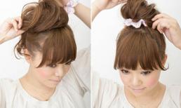 Hướng dẫn cách búi tóc cao ăn gian chiều cao