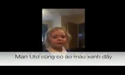 CĐV nhí M.U khóc đòi nghỉ học vì đồng phục màu xanh giống Man City