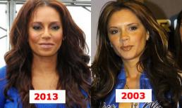 Thành viên Spice Girls làm bản sao lỗi thời của Victoria 