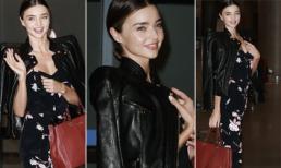 Miranda Kerr đẹp sang chảnh tại sân bay Hàn