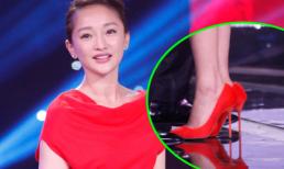 Châu Tấn đi giày cao, mặc váy bó 'đập tan' tin đồn bầu bí