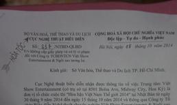 Không cấp phép “Hoa hậu Việt Nam thế giới 2014”