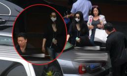 Phạm Băng Băng che kín mít, được 'người tình' đón bằng xế sang